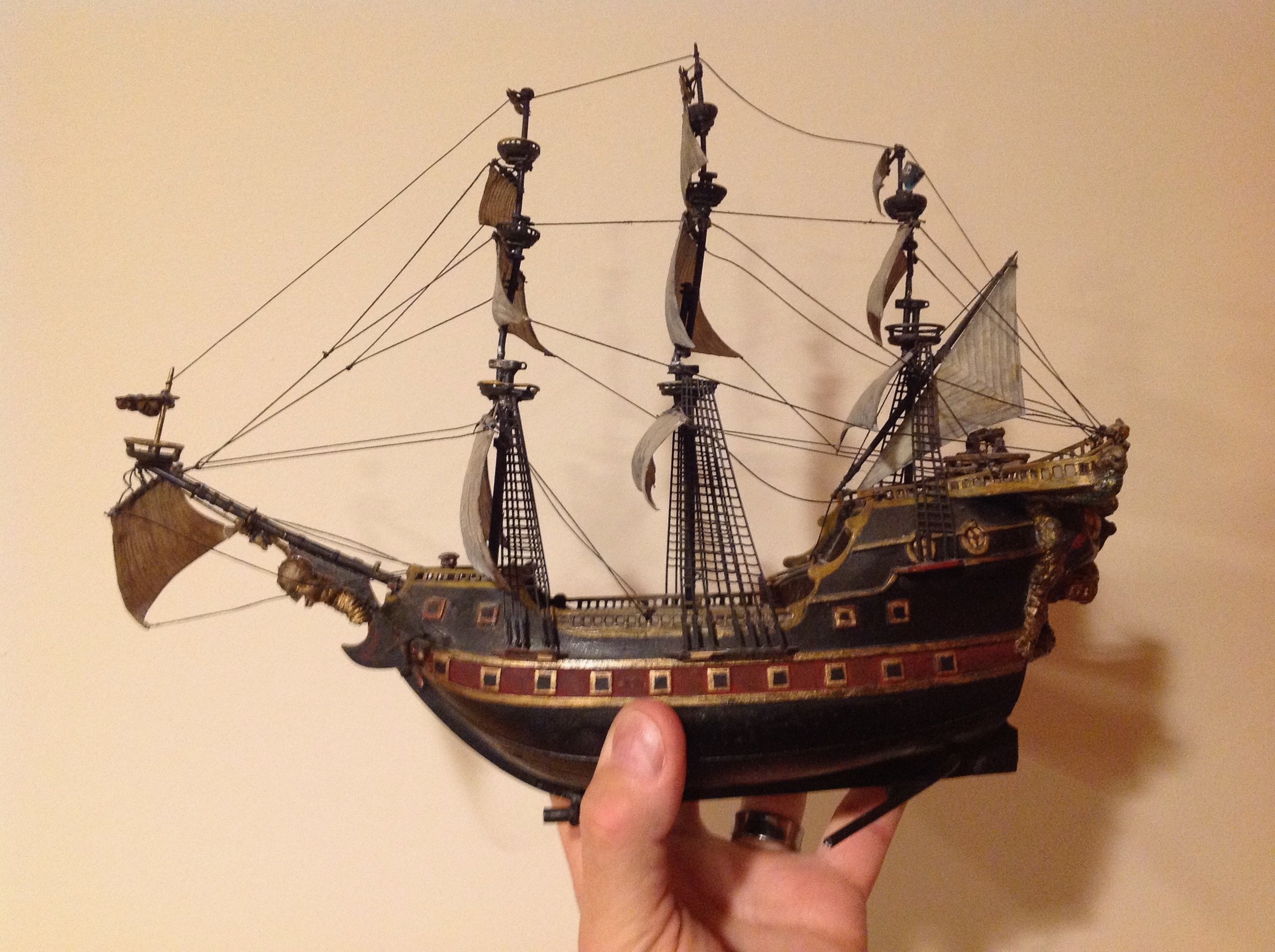 Model of Captain Hook's Ship
For Dustin Hoffman in the movie "Hook", Steven Spielberg Director