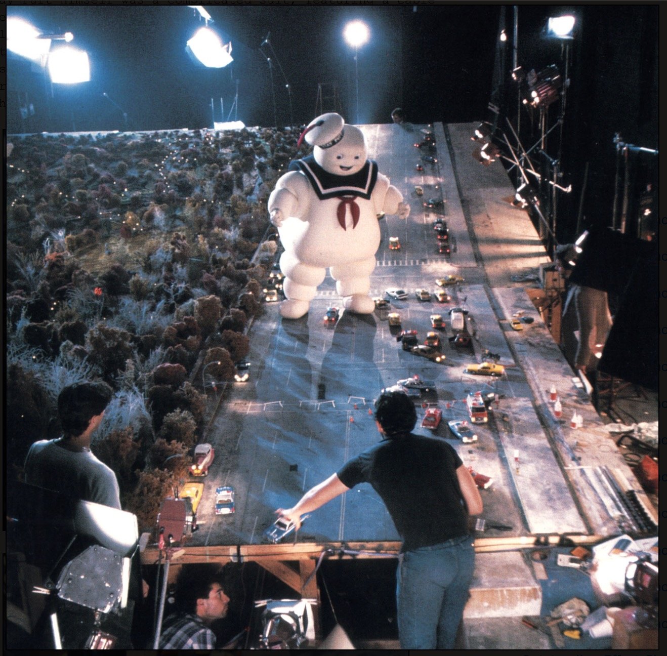 Ghostbusters:
Modelmaker Leslie at 26 years old (bottom left)