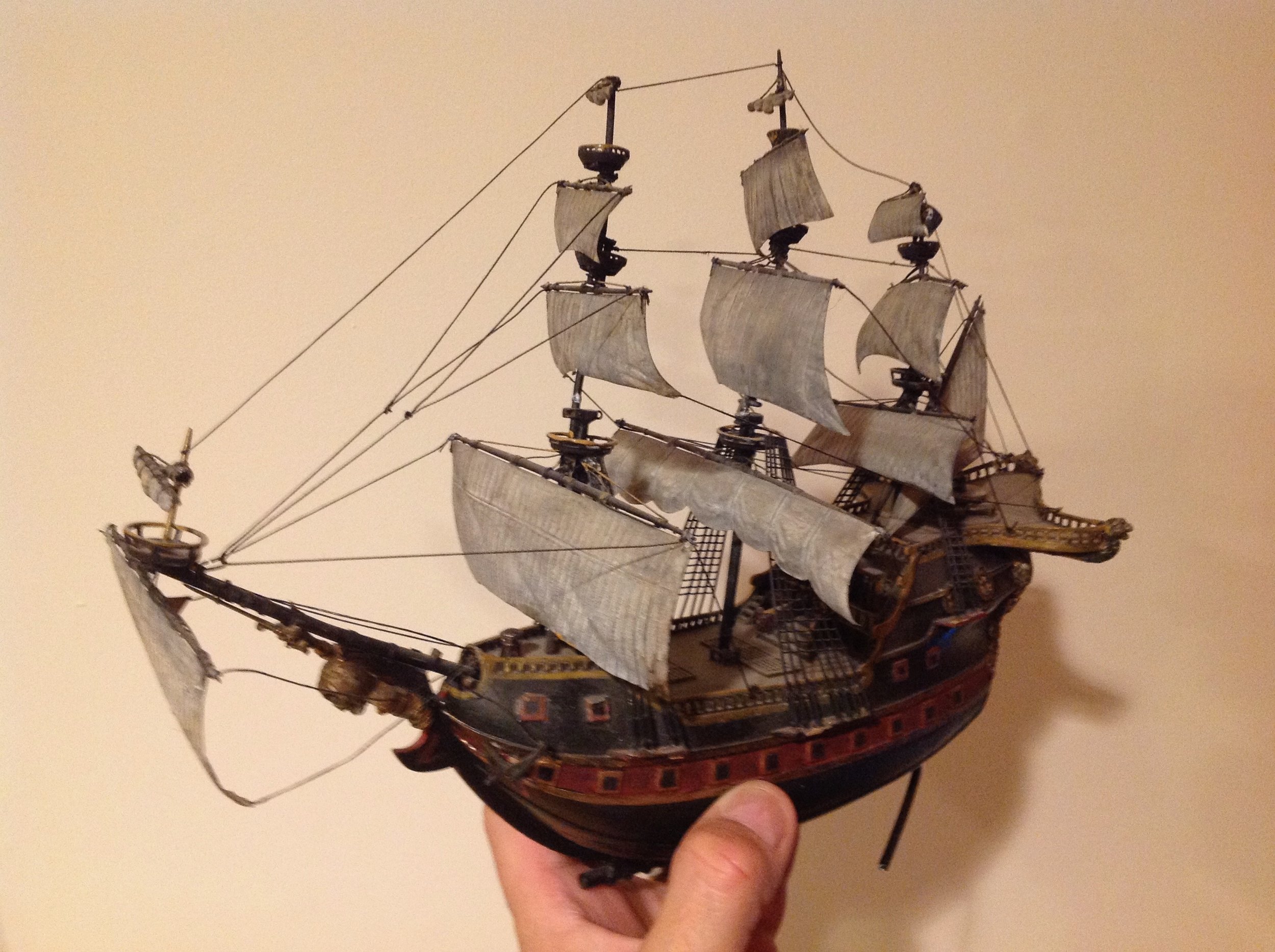 Model of Captain Hook's Ship
For Dustin Hoffman in the movie "Hook", Steven Spielberg Director