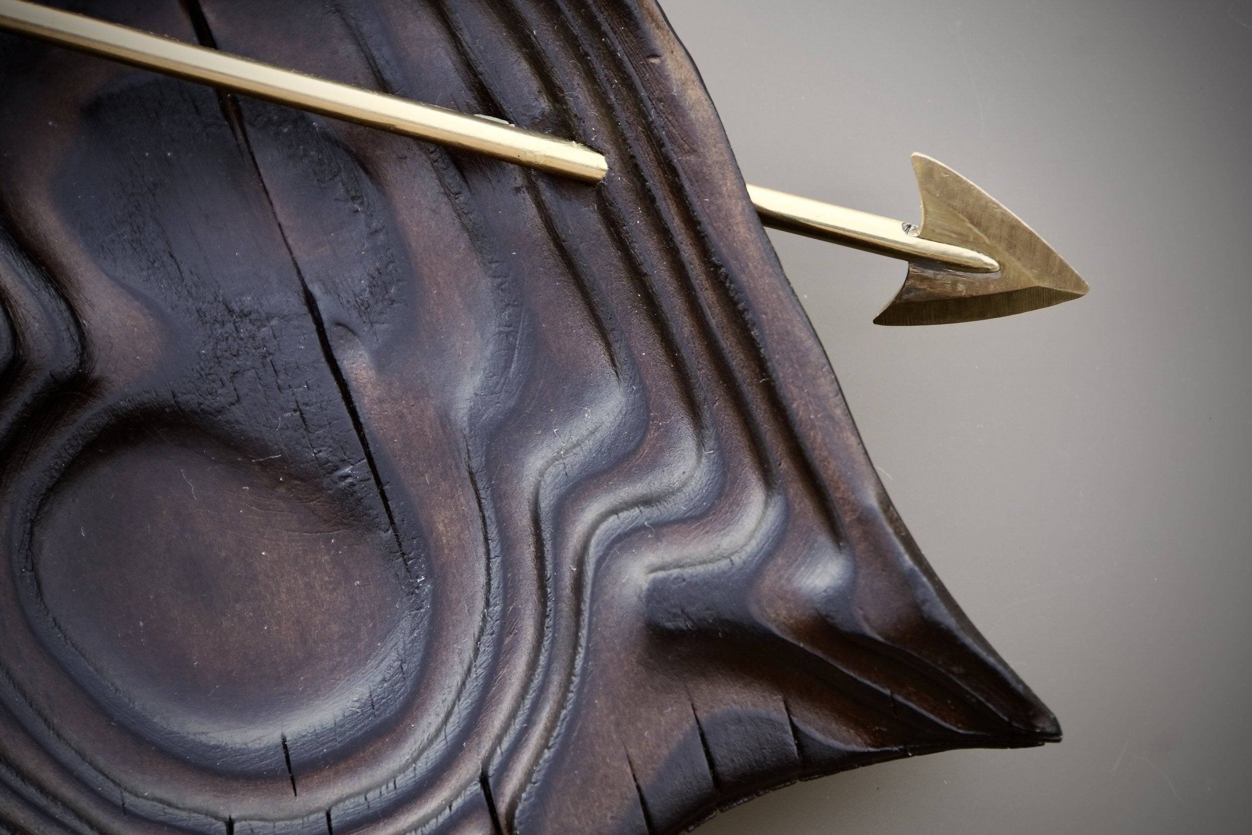 Detail: Broken Heart"
Brass, lacquer.