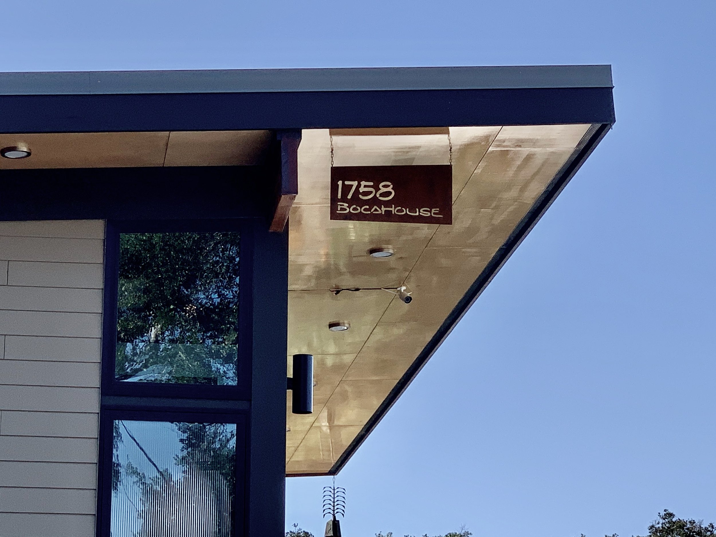 Address sign
Corten Steel, CNC plasma cut
