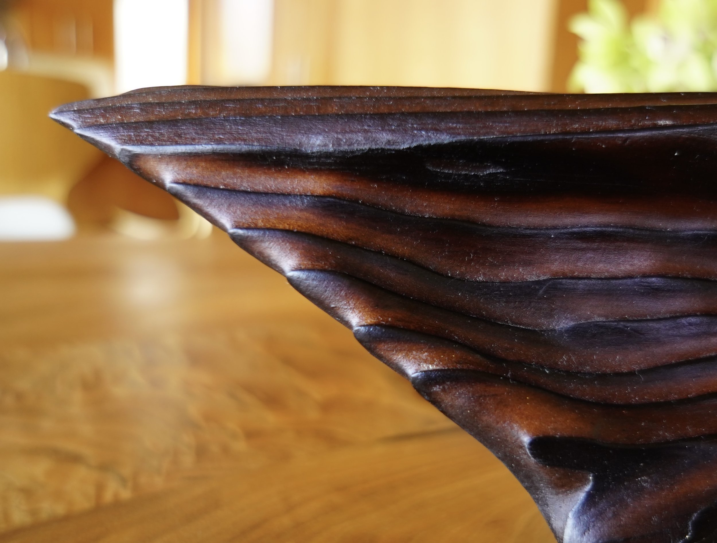 "Surf" detail:
Pine wood, Epoxy Resin, 24K Gold Leaf