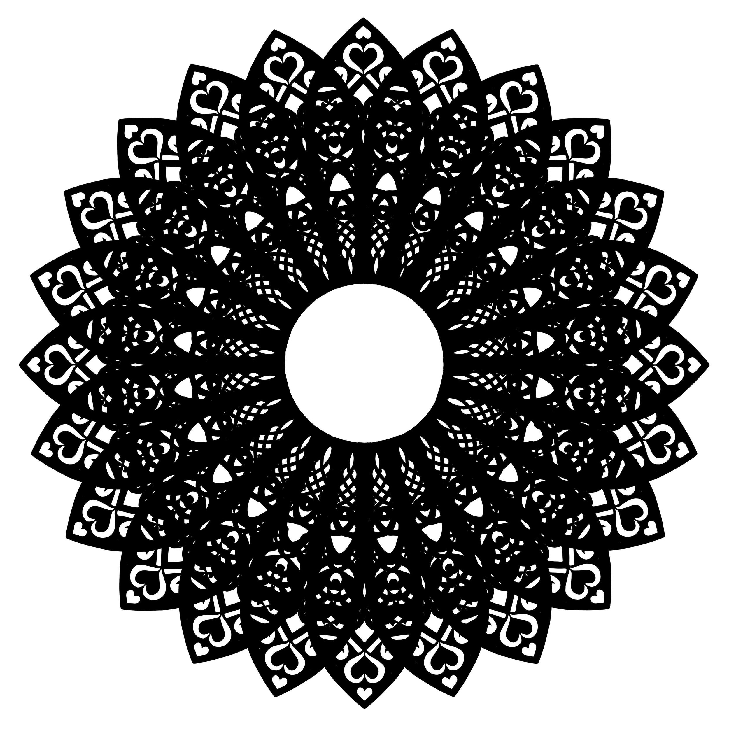 Flaming Lotus
24 petals make a Mandala