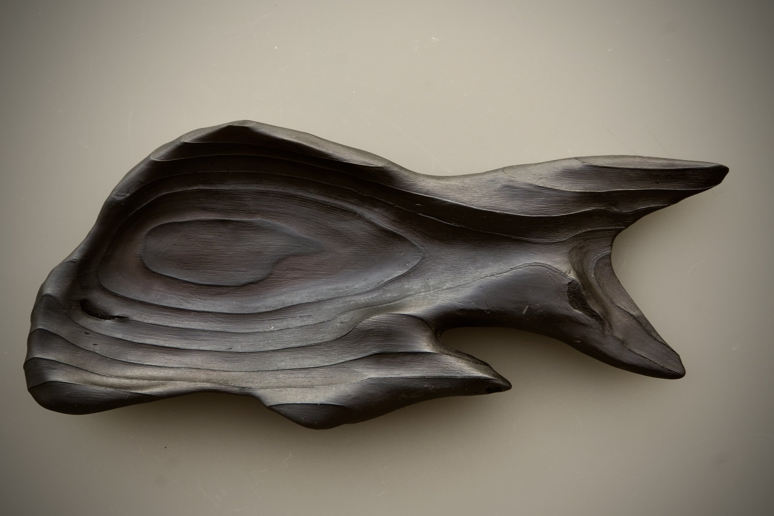 "Fish"
Pine wood, tung oil, beeswax