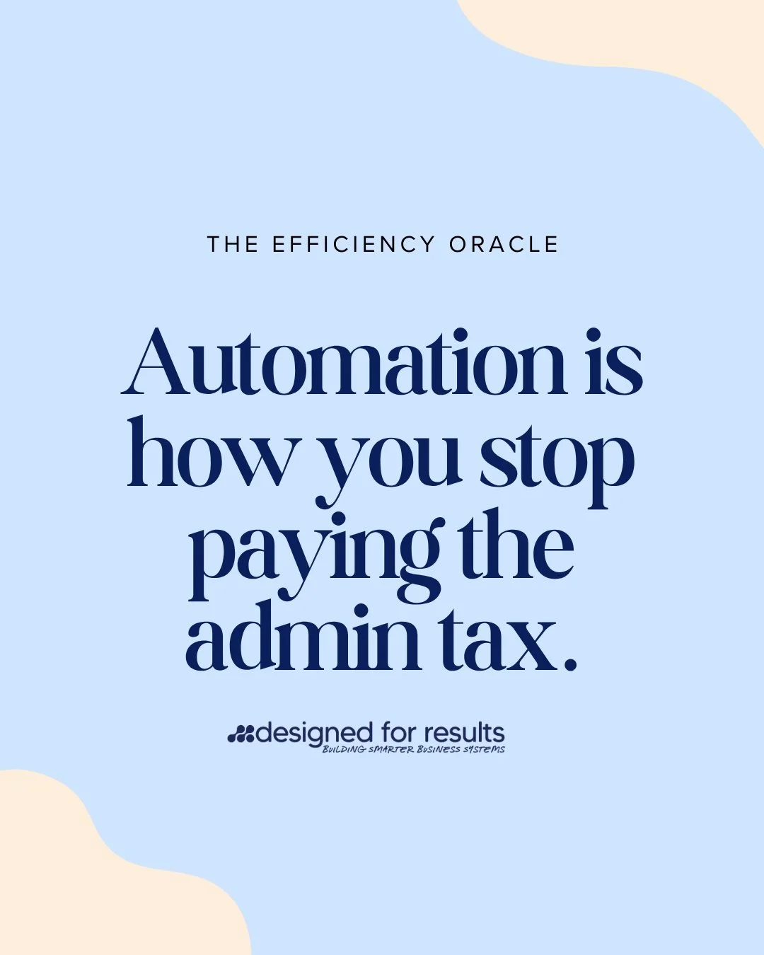 Ready to streamline? Link in bio to book your strategy session.
www.designedforresults.com.au