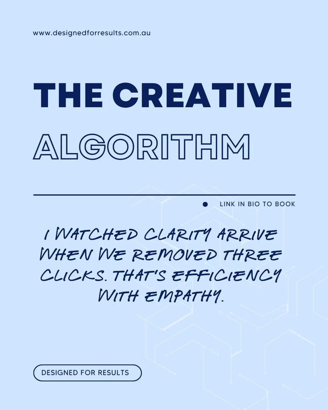 Curious what this could look like for you? Link in bio to book your strategy session.