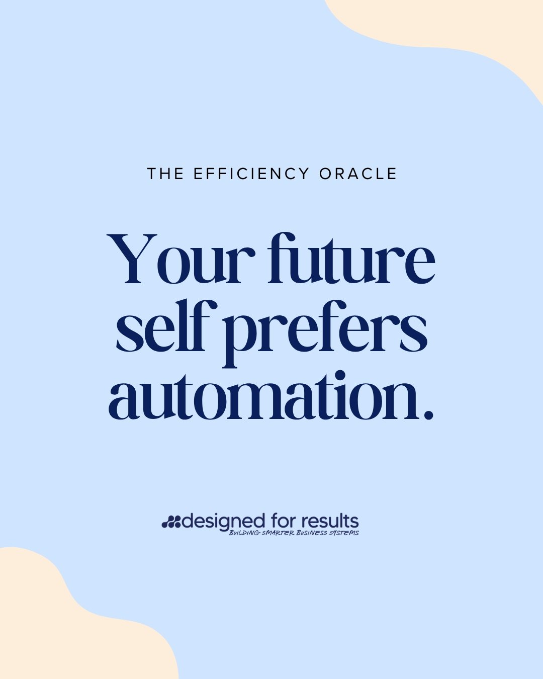 Time to work smarter. Link in bio to book your strategy session.
www.designedforresults.com.au