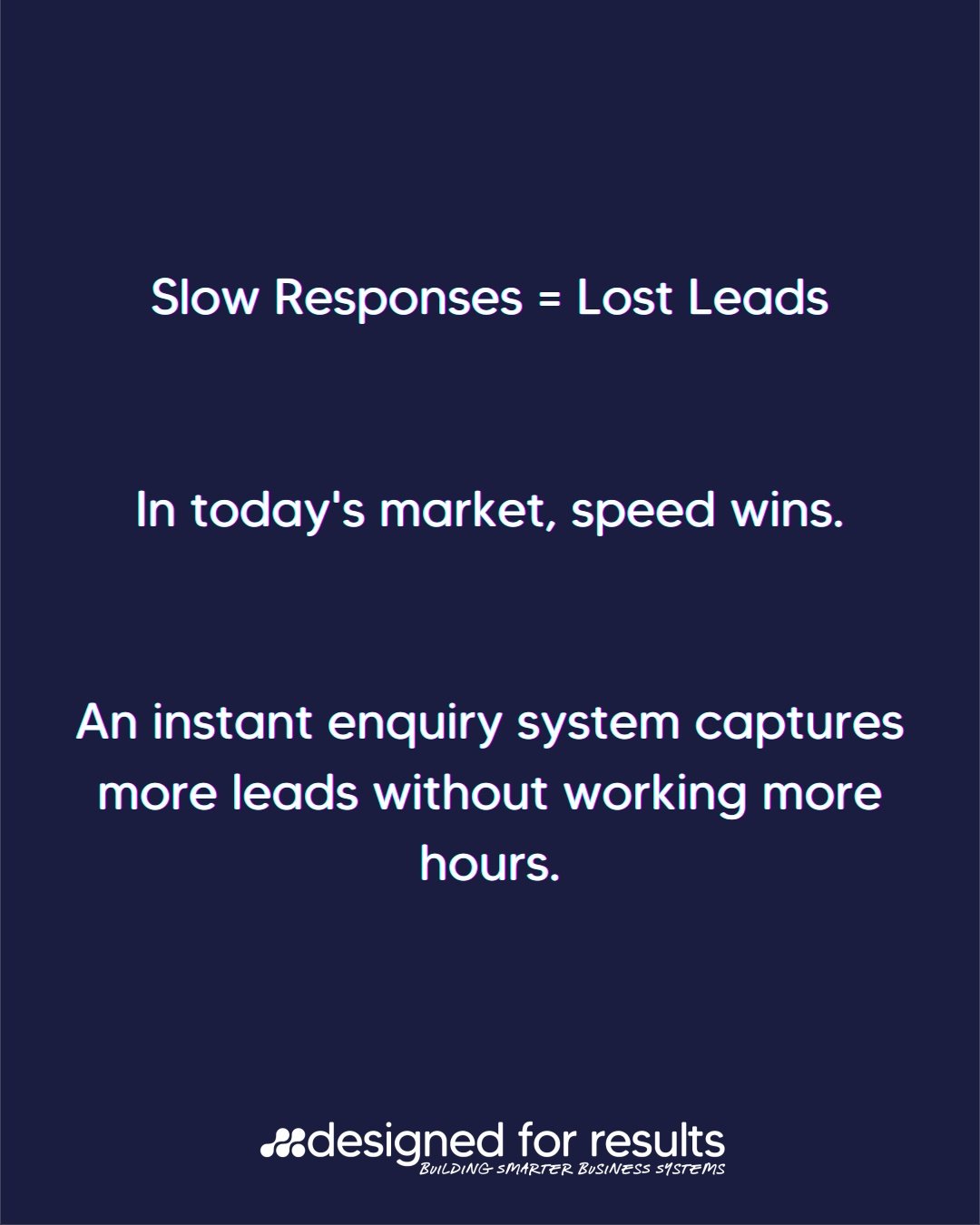 Slow responses = lost leads.

In today's market, speed wins. When a potential client reaches out, they're ready to take action. If they have to wait for you to finish your current job or find a spare moment to reply, their urgency fades.

An instant 