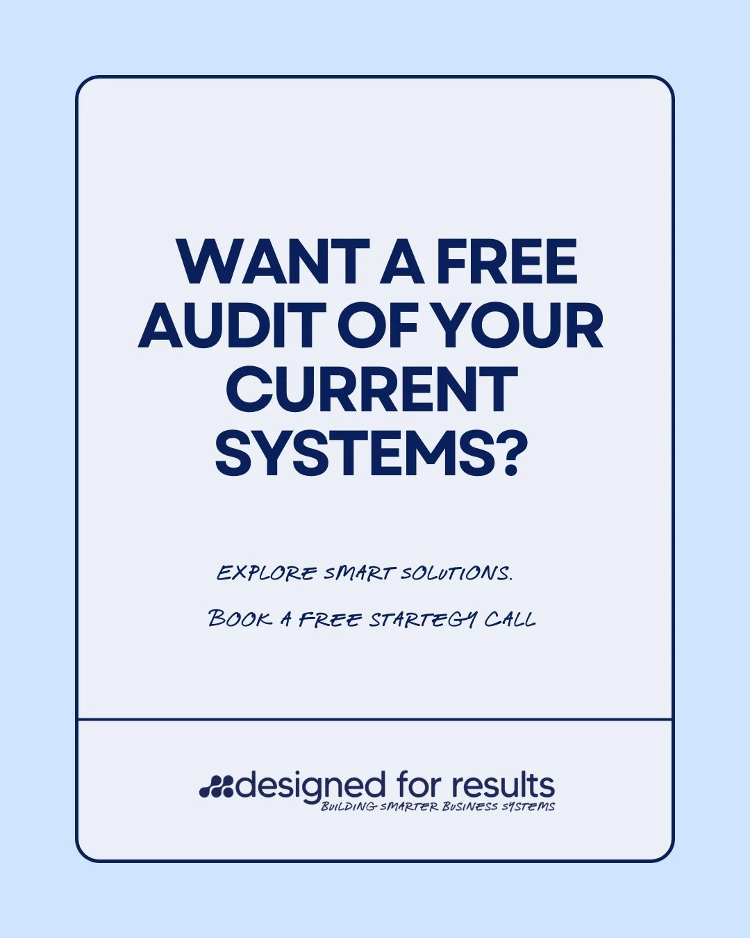 How many of these 10 systems do you have in place?

👉 Swipe to see the complete 2026 business systems checklist.

This is your roadmap to staying competitive, reducing stress, and scaling without burnout.

Want to know where your biggest opportuniti