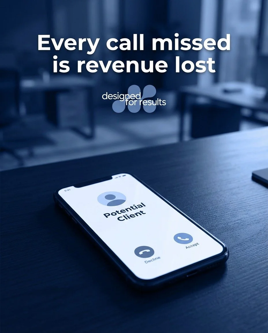 Every missed call is missed revenue. 📞💸 Stop letting opportunities slip through the cracks &mdash; your next big client could be calling right now. Let's fix that. 👇

#missedcalls #businessgrowth #saas #revenueoptimization #designedforresults