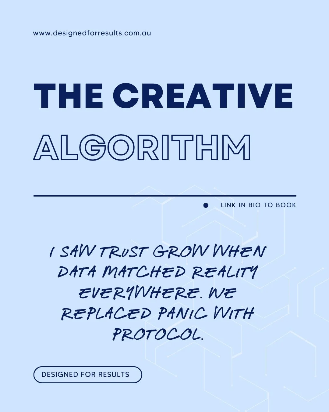 Curious what this could look like for you? Link in bio to book your strategy session.