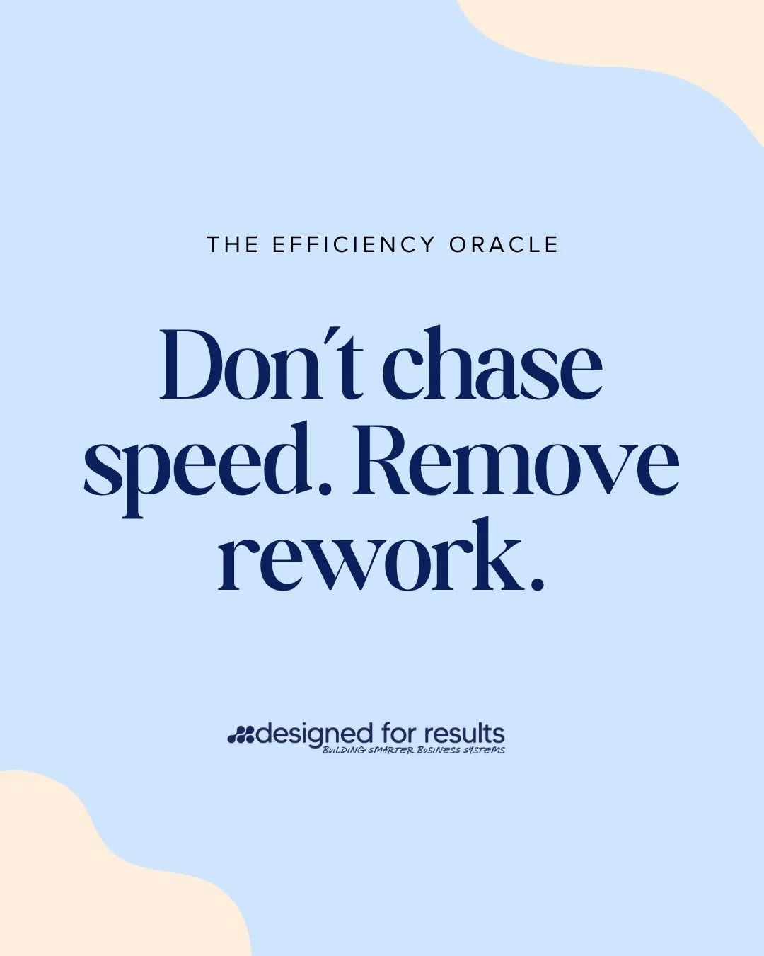 Time to work smarter. Link in bio to book your strategy session.
www.designedforresults.com.au