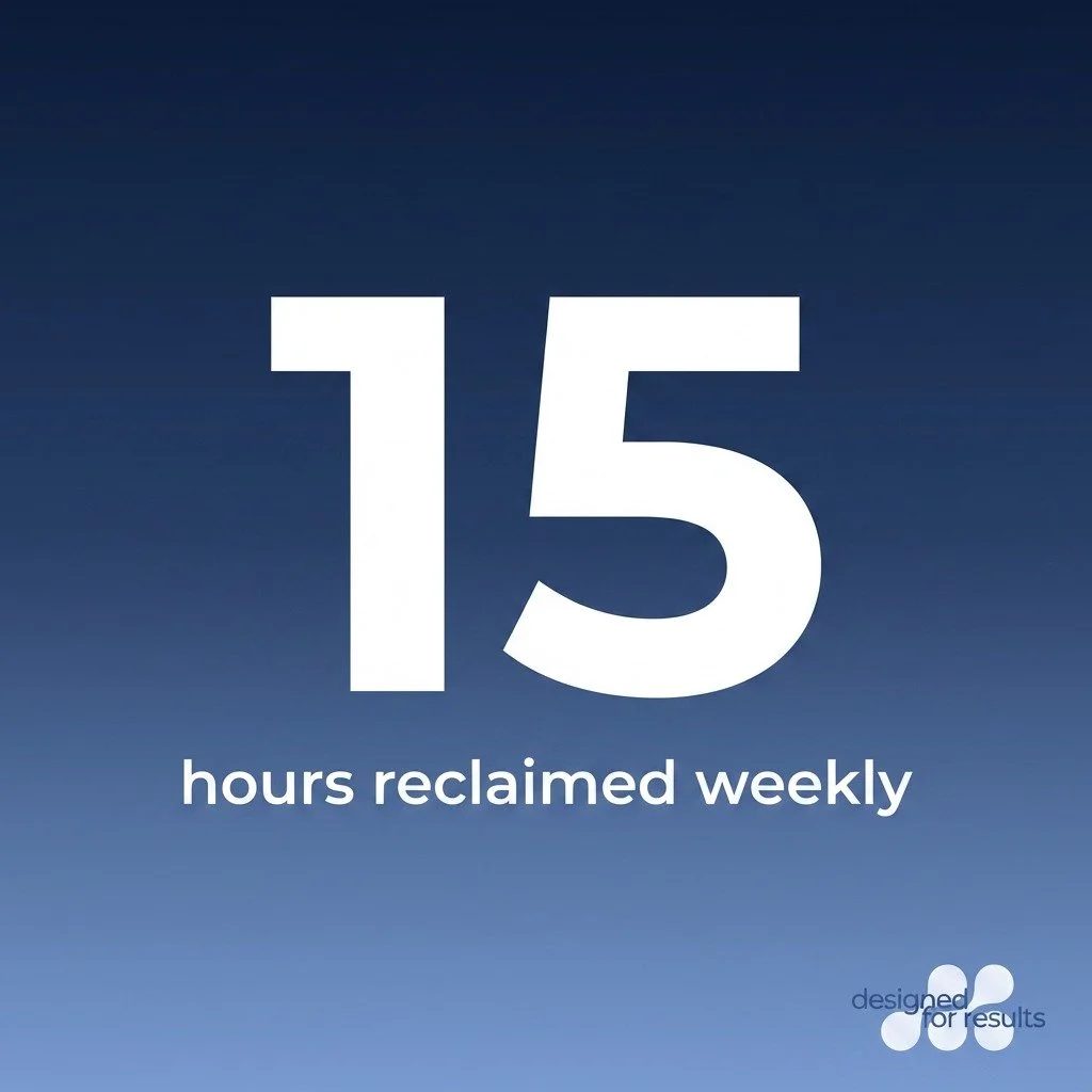 What could your business achieve with 15 extra hours every week? Efficiency isn't just a buzzword - it's the foundation of growth. We help you automate the manual work so you can focus on high-impact strategy. Reclaim your time and scale with us.

#B