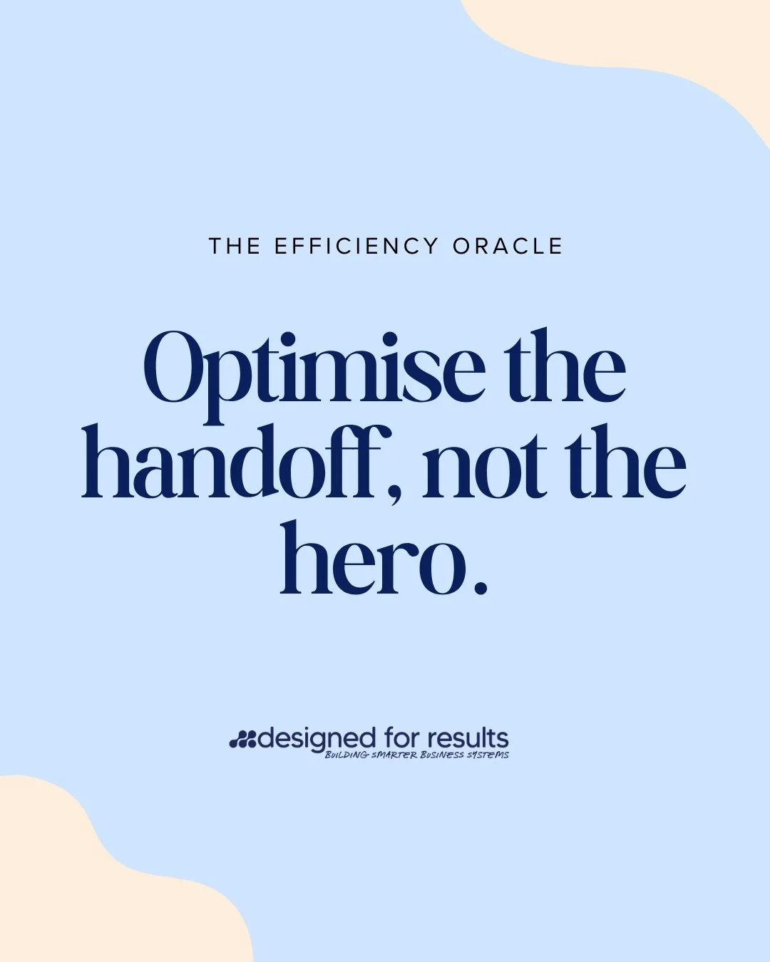 Want fewer manual tasks and more momentum? Link in bio to book your strategy session.
www.designedforresults.com.au