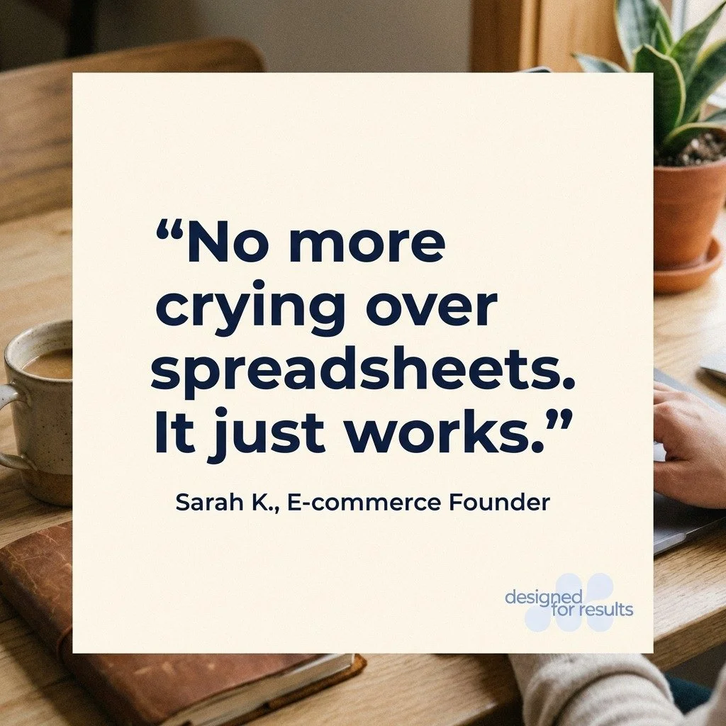 Stop fighting with spreadsheets and start scaling. Like Sarah, you can reclaim 10+ hours every week with smart automation that "just works." Ready to trade manual tasks for real growth? Book your discovery call today.

#BusinessAutomation #