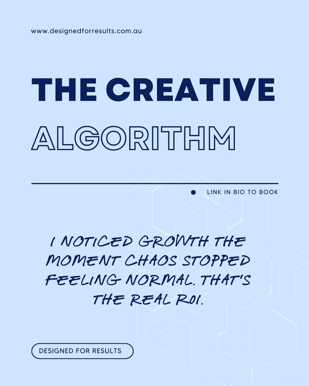 Want this level of clarity? Link in bio to book your strategy session.