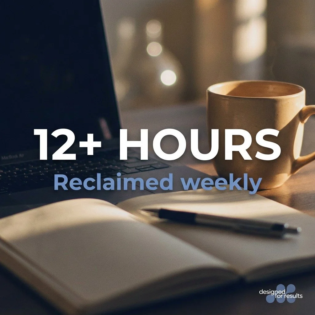 Imagine what your business could achieve with an extra 12 hours every single week. That&rsquo;s more time for strategy, growth, or simply stepping away. Efficiency isn't just a metric; it's freedom. Ready to reclaim your schedule? Click the link in o