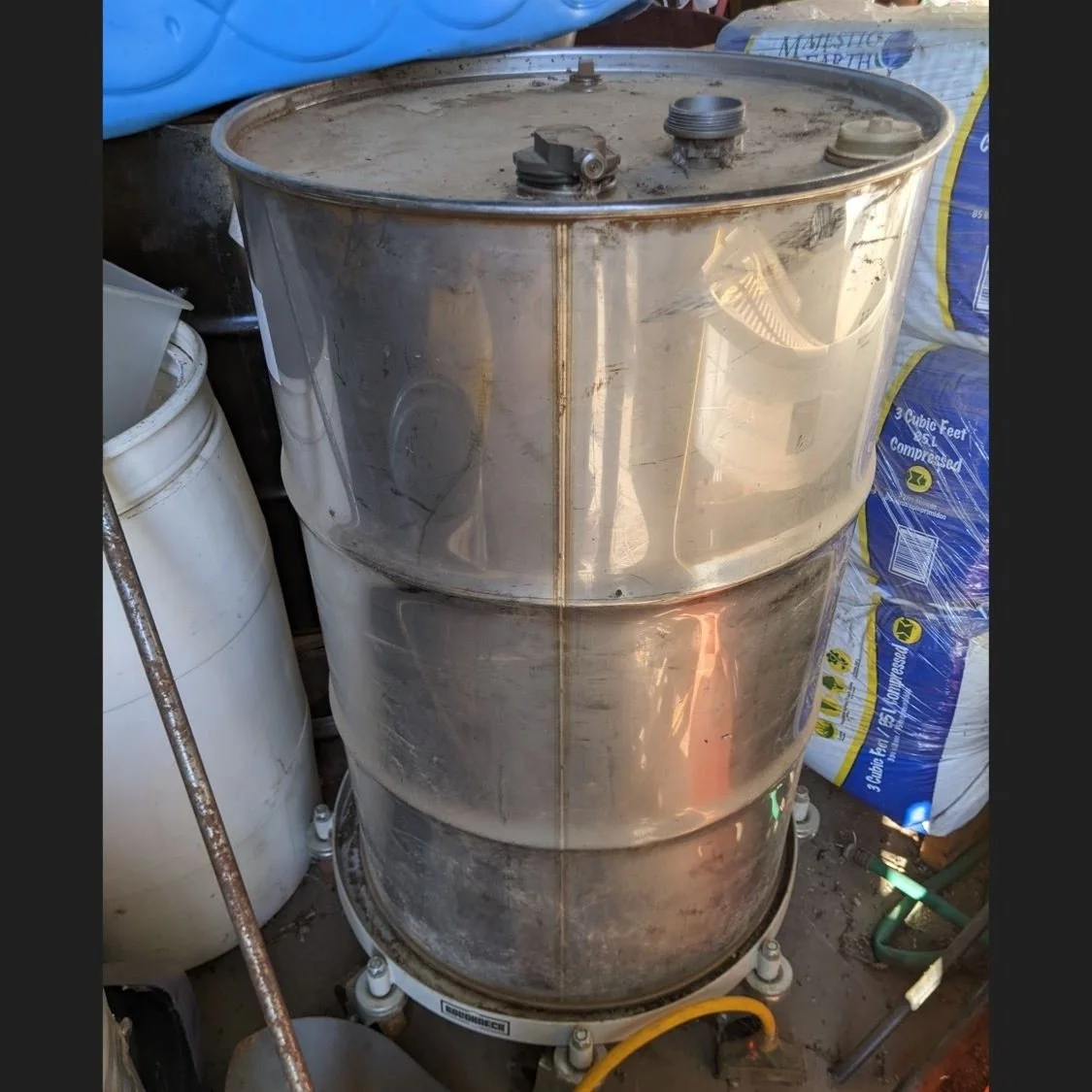 Stainless Steel 55 Gallon Diesel Tank with Pump