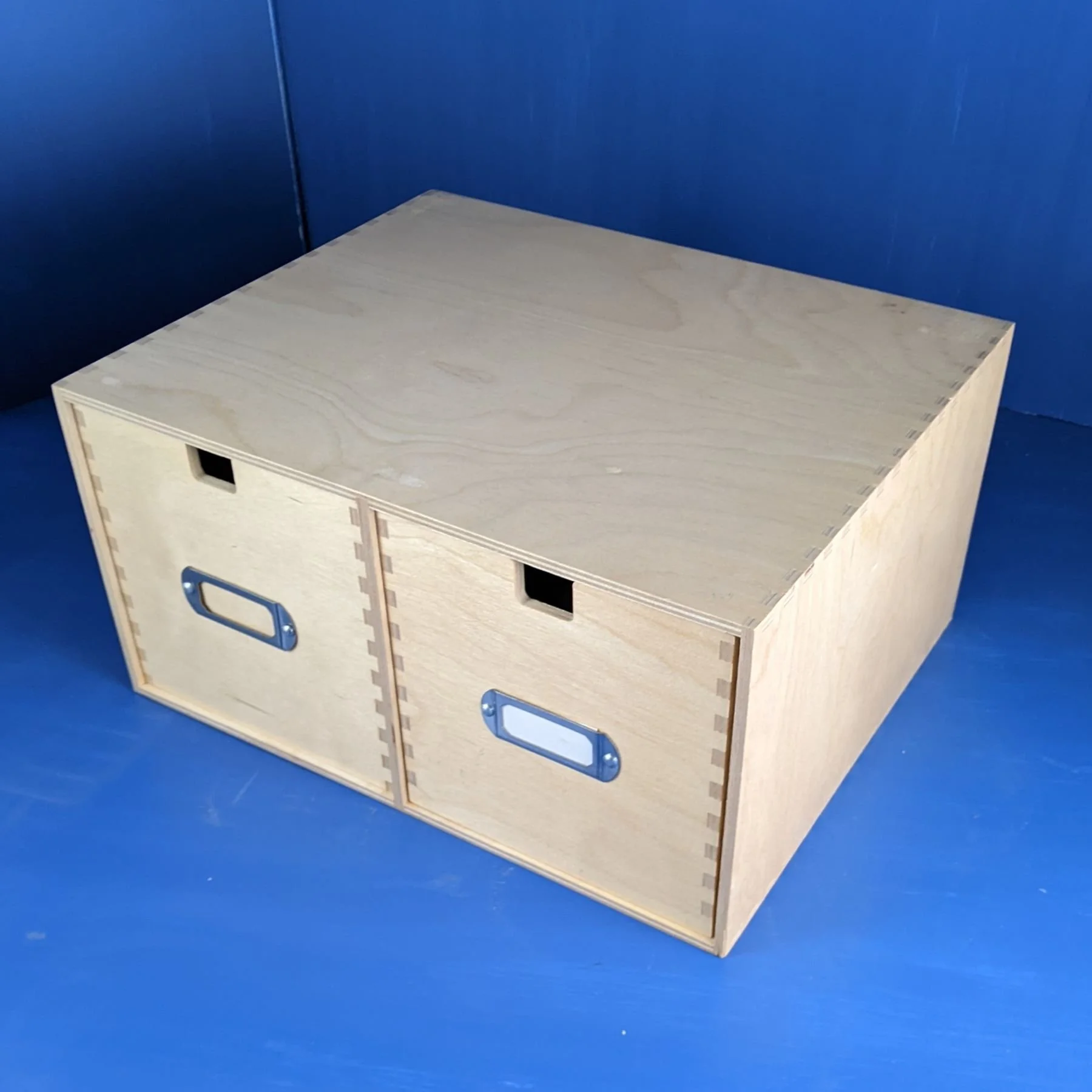 IKEA Wood Double Drawer Boxes