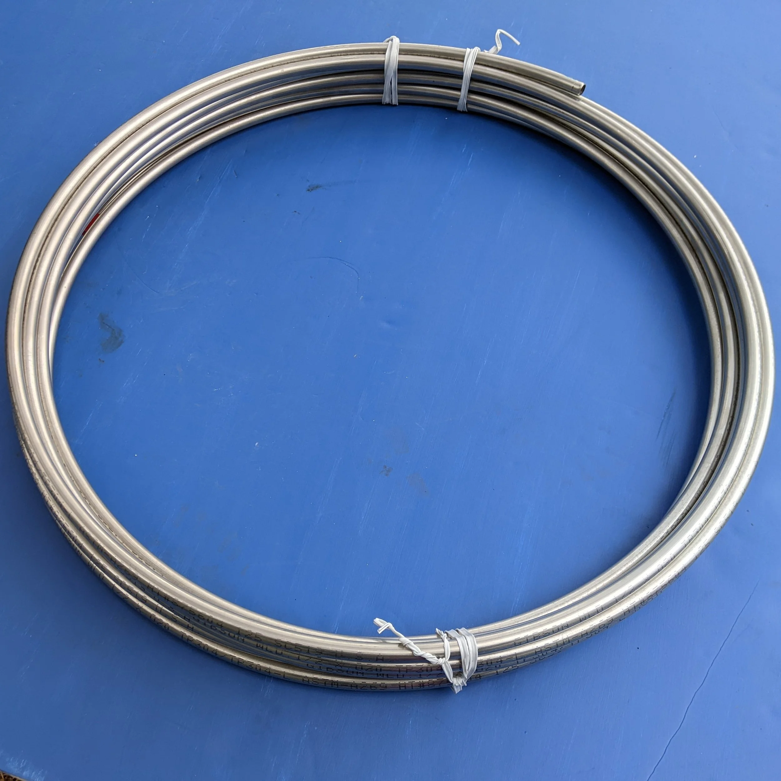 Stainless Steel 1/2" Process Piping - 50 Foot Coil