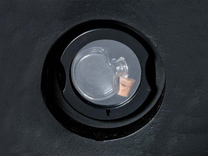The Memory Capsule that is shown is in the base of the keepsake