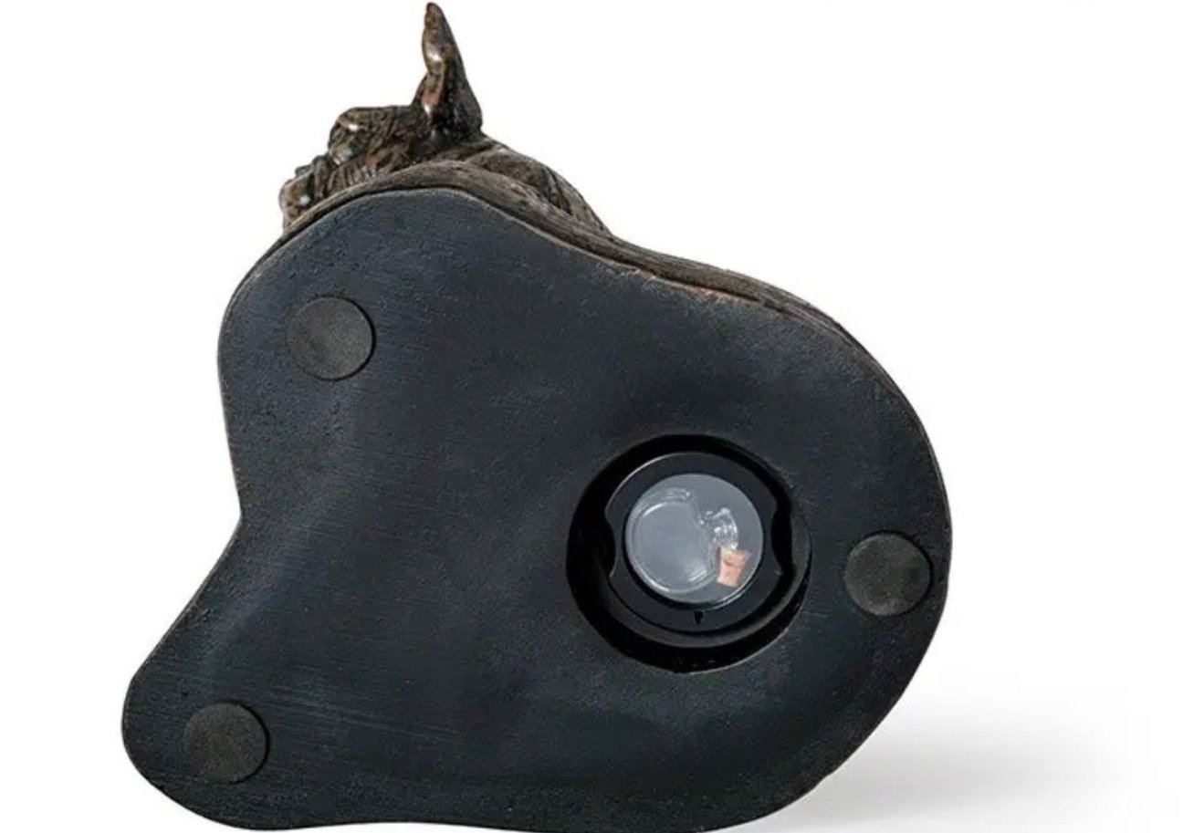 The Memory Capsule that is shown is in the base of the figurine urn