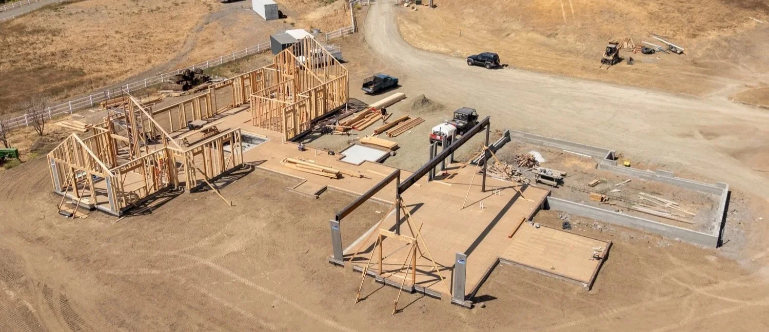 New Residential Luxury Custom Home Build In Sonoma County in the town of Petaluma.