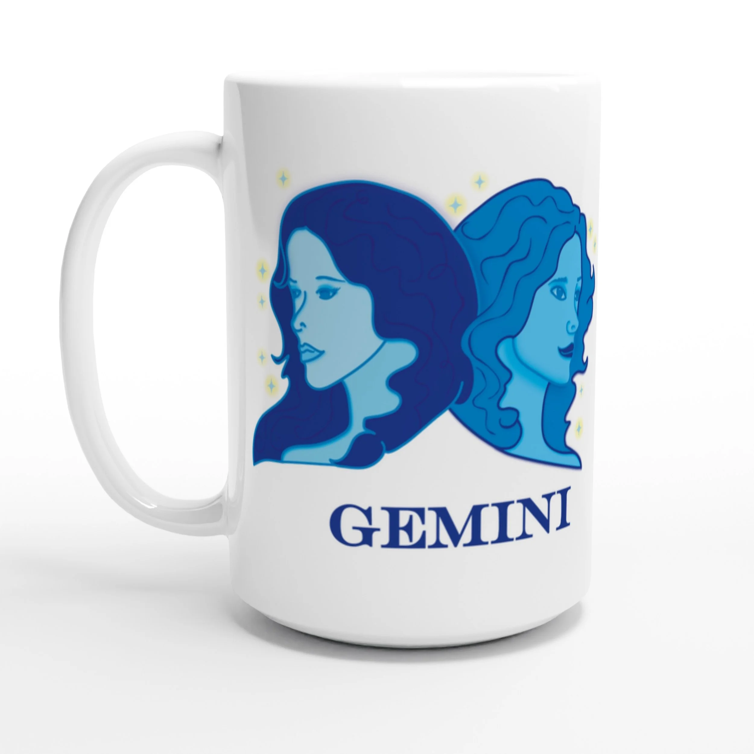 Gemini Constellation 15 oz Ceramic Mug