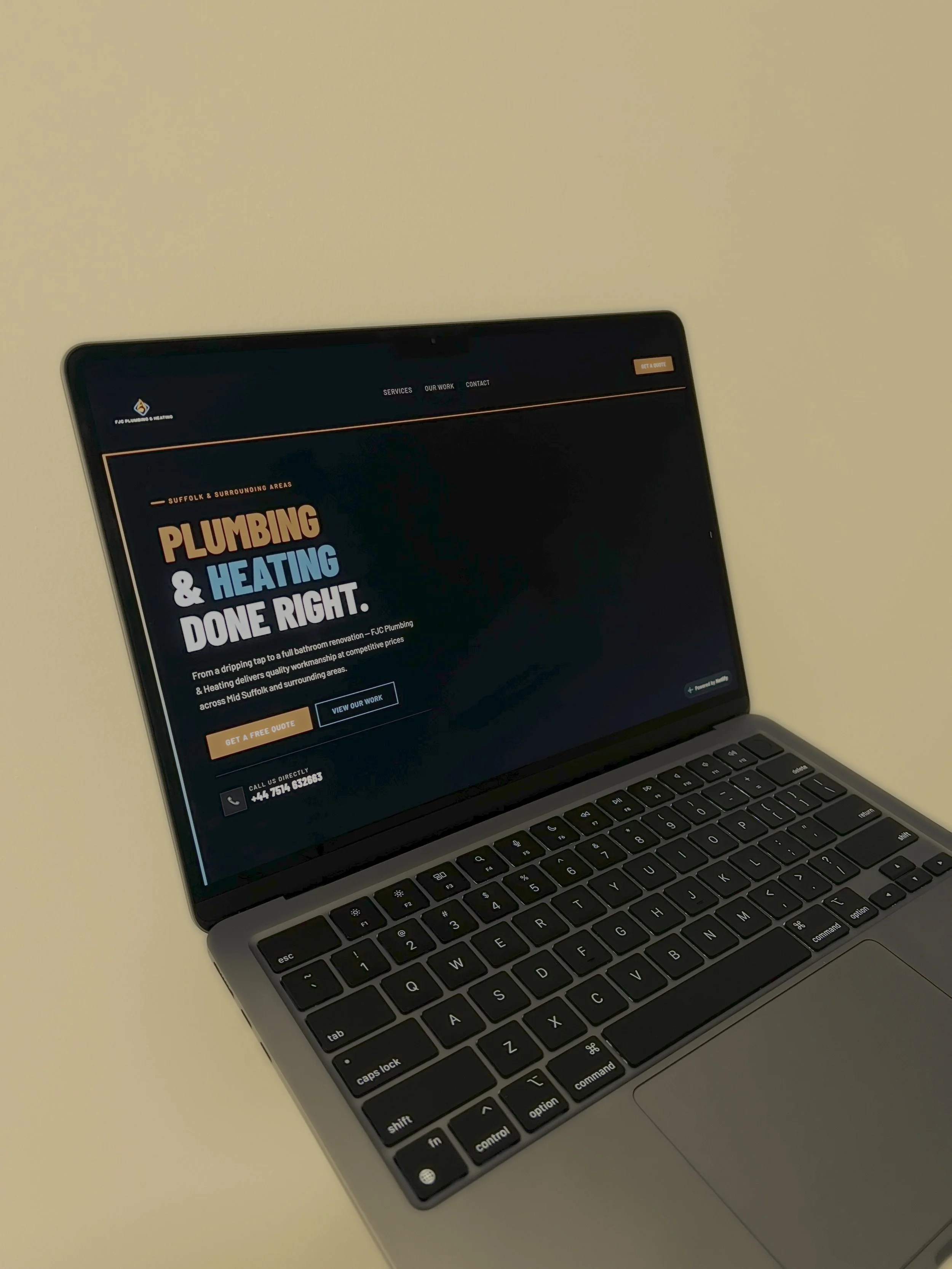 Website for Plumbing and Heating Business