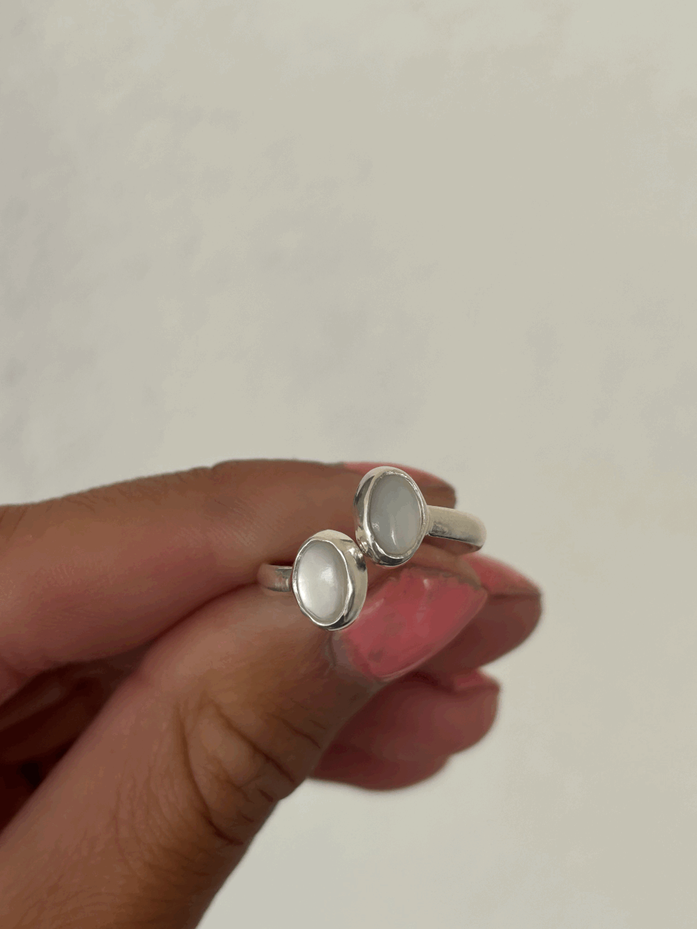 Twin Harbor Pearl Ring — Anora Silver