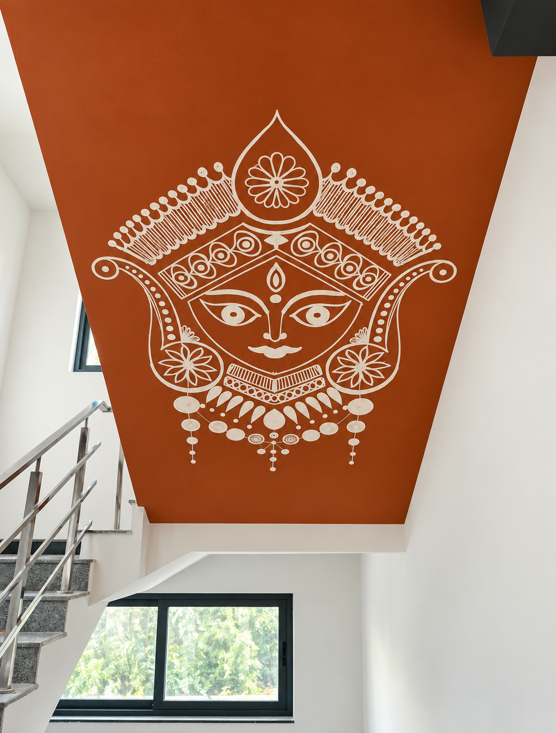 Goddess ceiling artwork