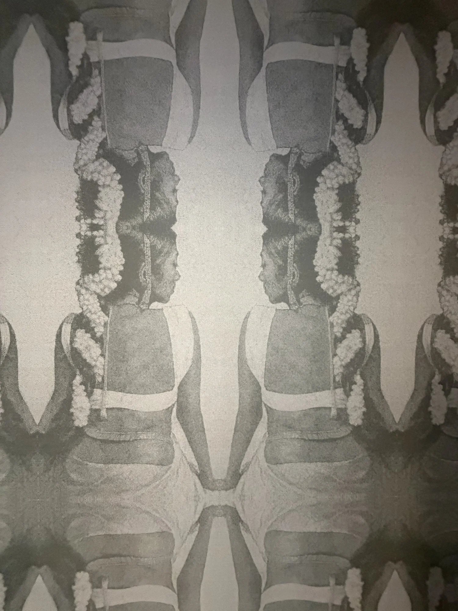 Woman motif wallpaper