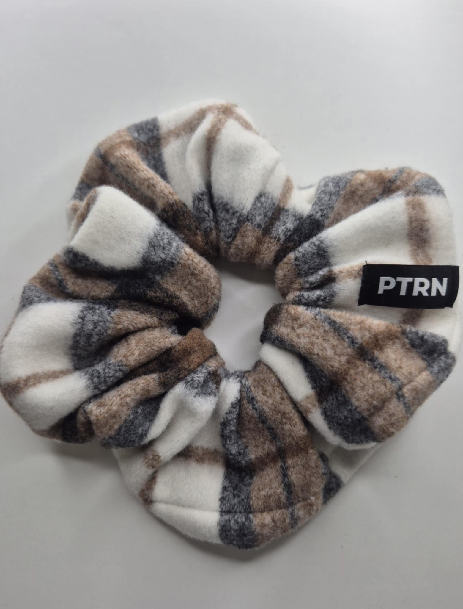 Brown and White Checkered