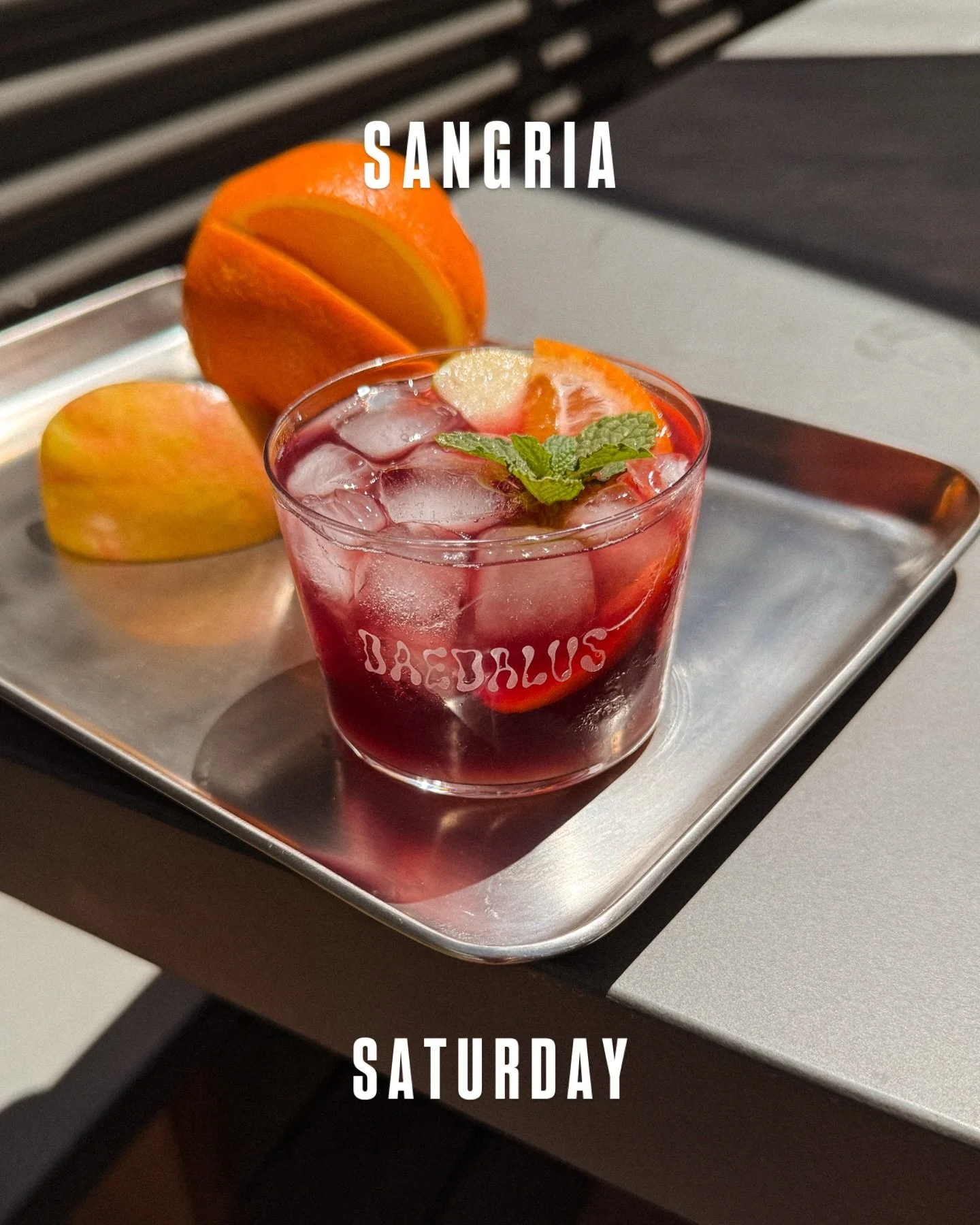 Kick off your Saturday with sangria!
Limited batch pouring from 4pm until sold out 💃🏻🍷 

&mdash;&mdash;

Pop-up hours
Sat 4-9pm 
Sun 3-7pm
At @icarus.coffees 

&mdash;&mdash;-

#melbournewinebar #coburgnorth #daedaluswine #drinklocal #merribeksmal