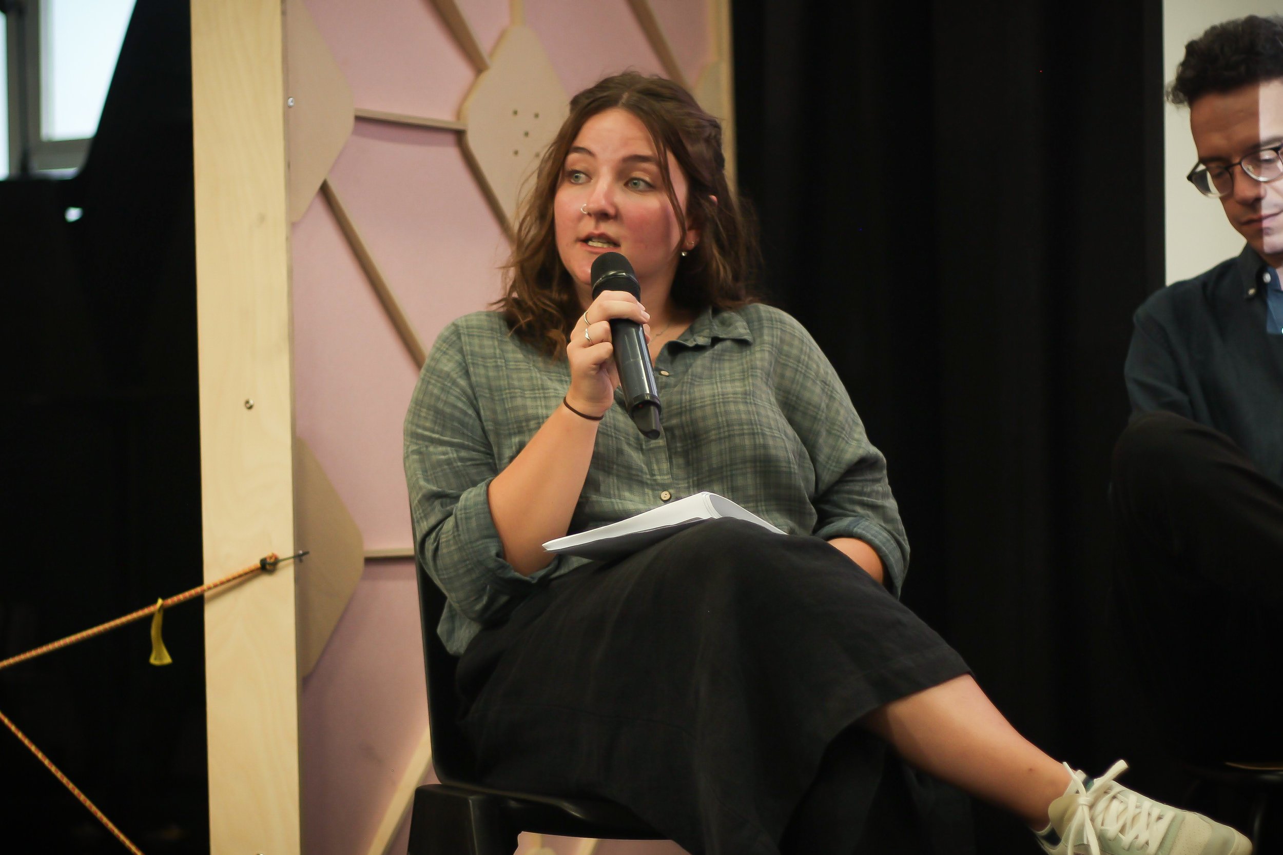 Kayli Taylor at the report launch. Photo by Renati Waaka