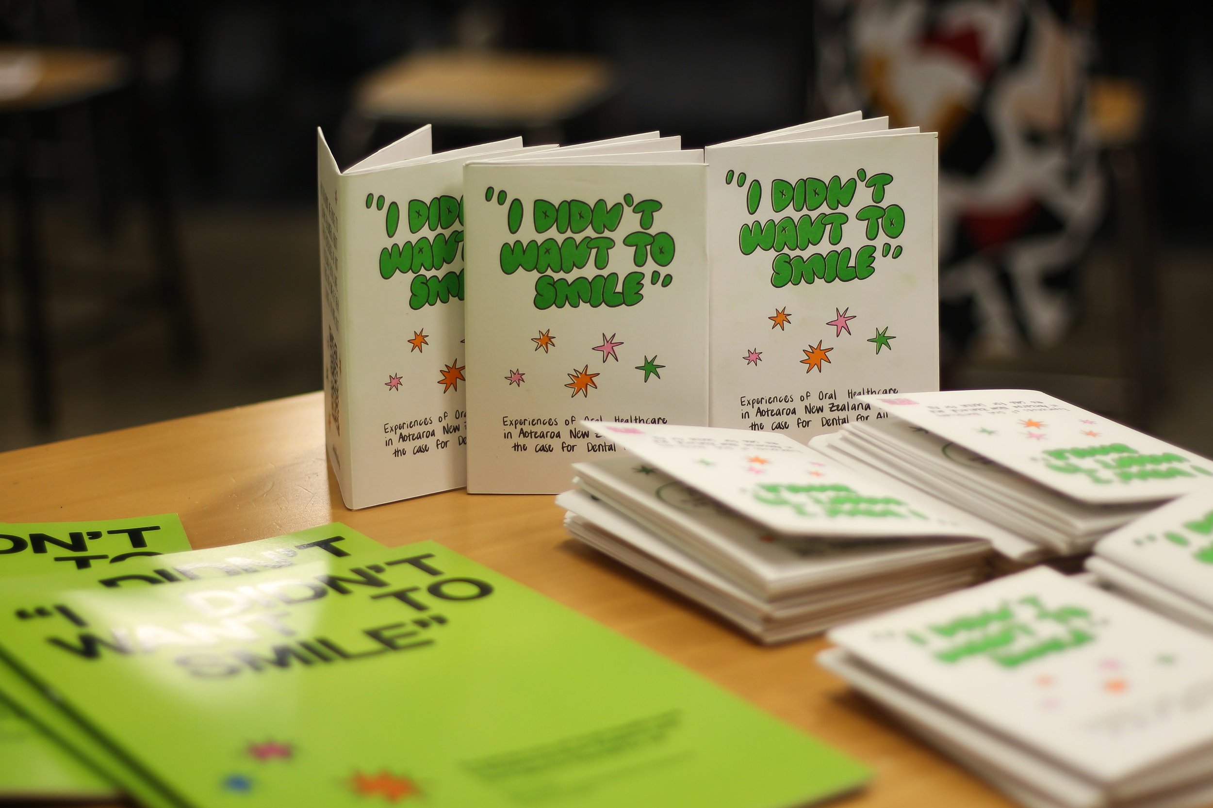 Dental for All Zine & Reports. Photo by Renati Waaka
