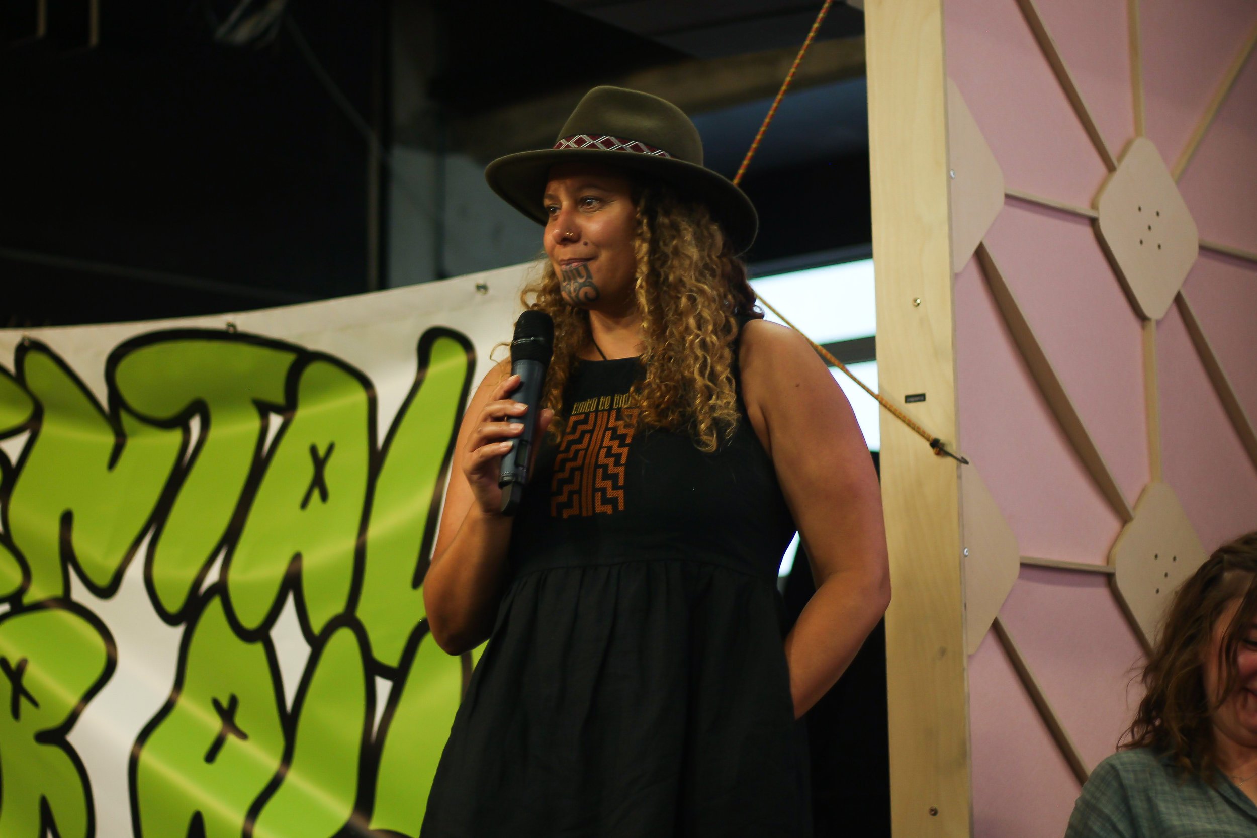 Leeann Waaka at the report launch. Photo by Renati Waaka
