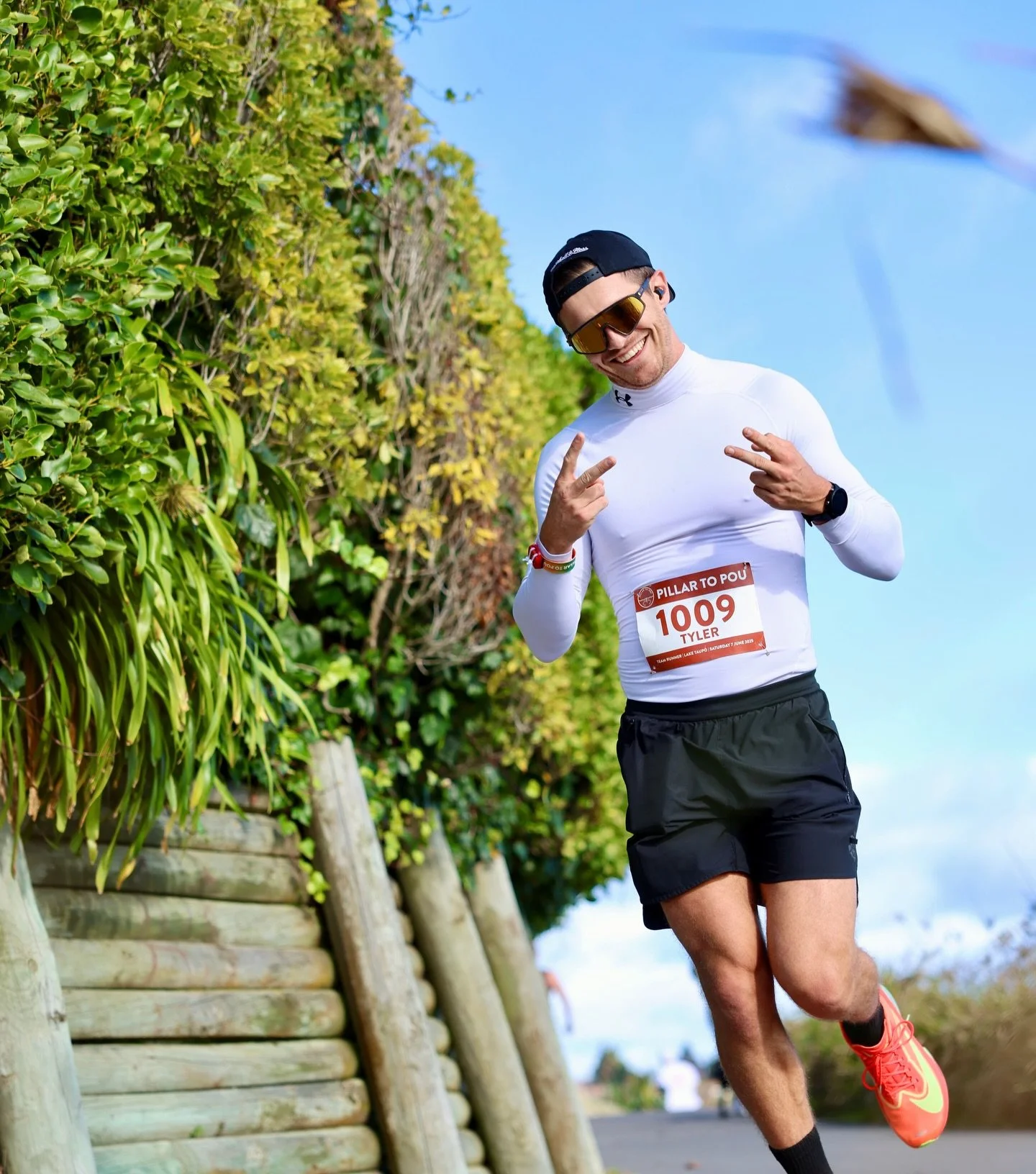 During, it&rsquo;s you and the 7.3km loop.
After, it&rsquo;s us and the shared achievement.

A modern relay.

Six hours on the Taupō lakefront.
One 7.3km loop between the Pillar and the Pou.
Solo or in teams of 2-6.

That&rsquo;s Pillar to Pou. 13 Ju