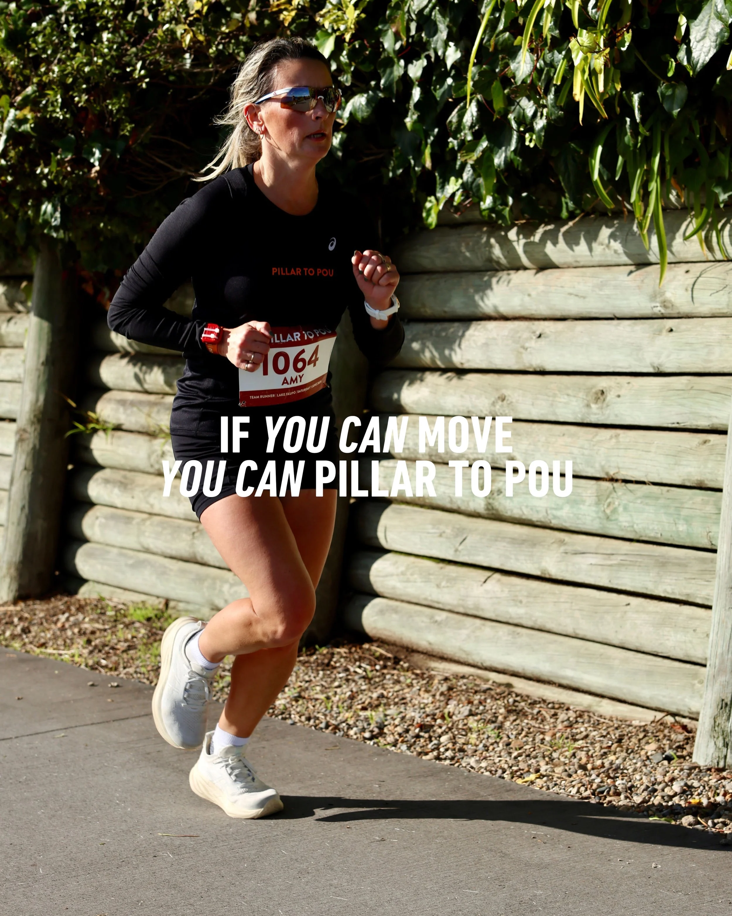 If you can move for 7.3km - run, walk, wheel (chair) - you can do Pillar to Pou.

You don&rsquo;t have to move fast. You have a whole six hours. You just have to move.

22 days to go.
13 June 2026.
10am - 4pm.
Taupō Lakefront.
As many laps as you can