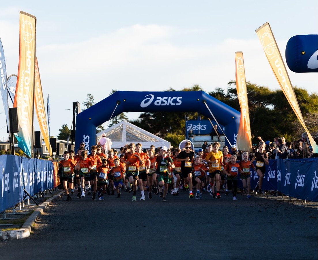 Little legs. Big hearts.

The first to hit the start line at Pillar to Pou 2026.

This afternoon, close to 200 kids took to the Taupō lakefront, showing up, giving it a go, and earning their finisher medal.

A pretty special way to start the weekend 