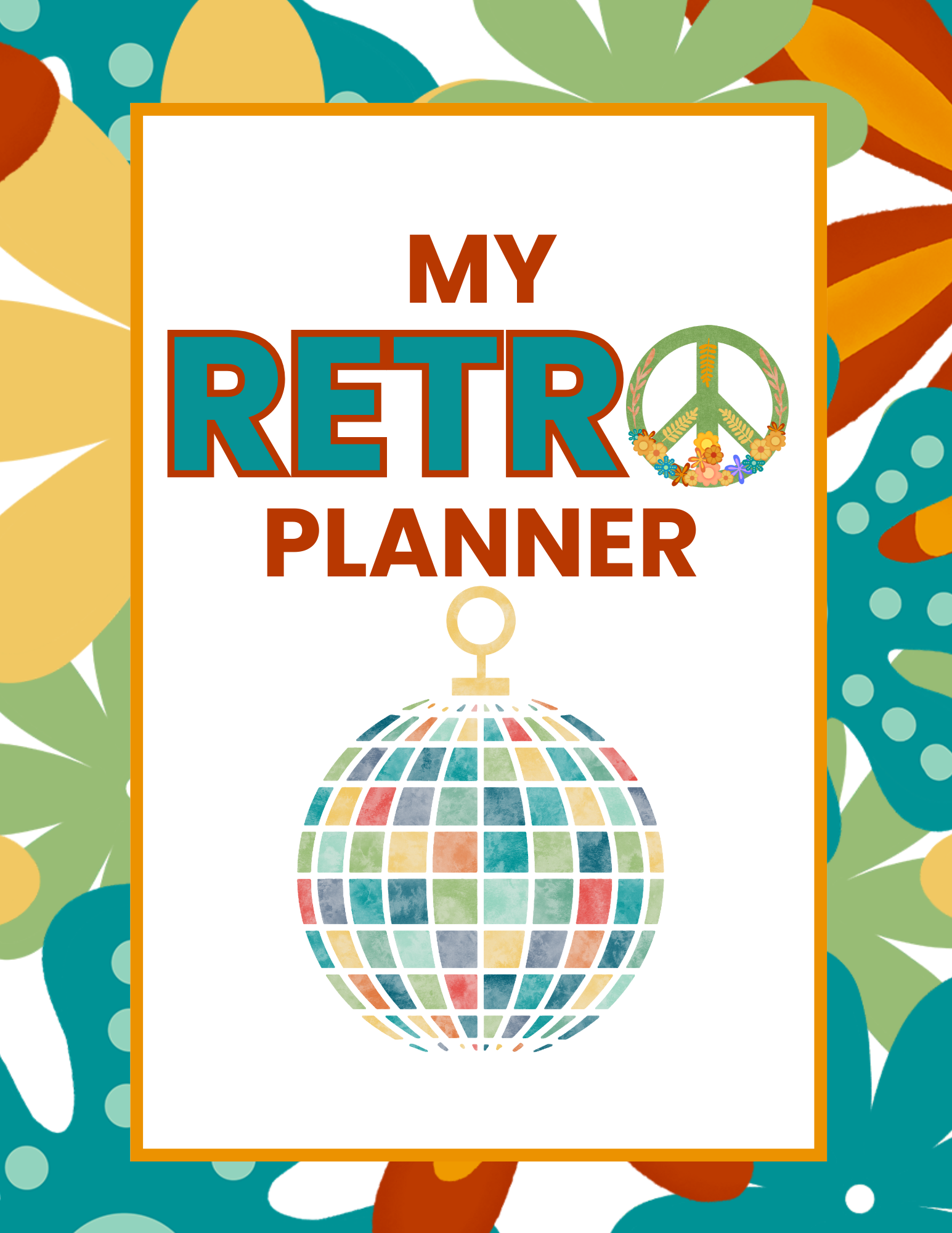 My Groovy Retro Planner