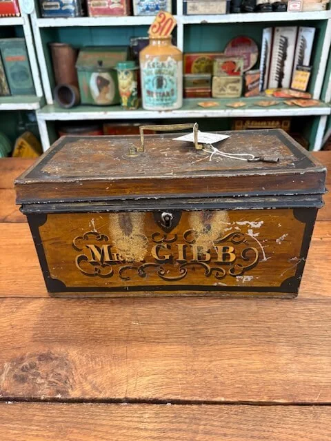 Stencilled Mrs. Gibb Lockbox