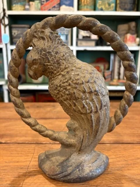 Cast Iron Parrot Doorstop