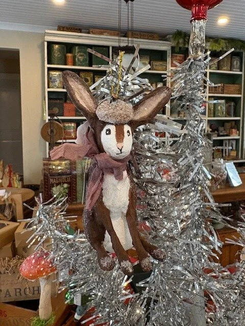 Handcrafted Spun Cotton Rabbit