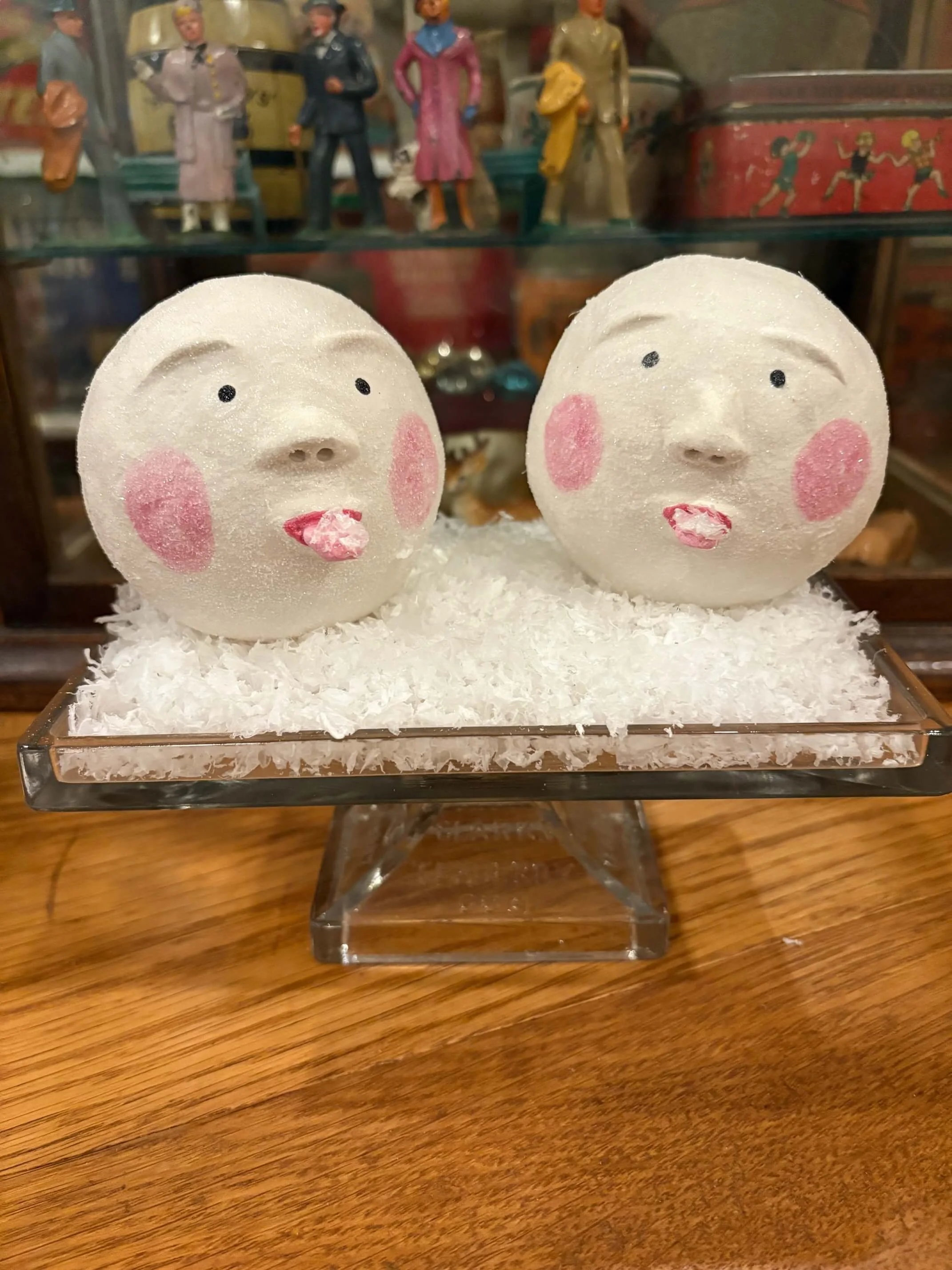 Handcrafted Paper Clay Snowballs
