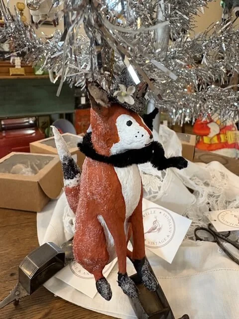 Handcrafted Spun Cotton Fox