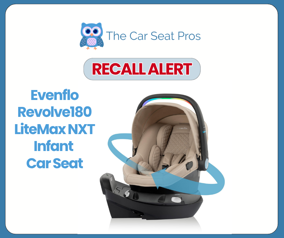 Evenflo Recalls Certain  Revolve180 LiteMax NXT Infant Car Seats
