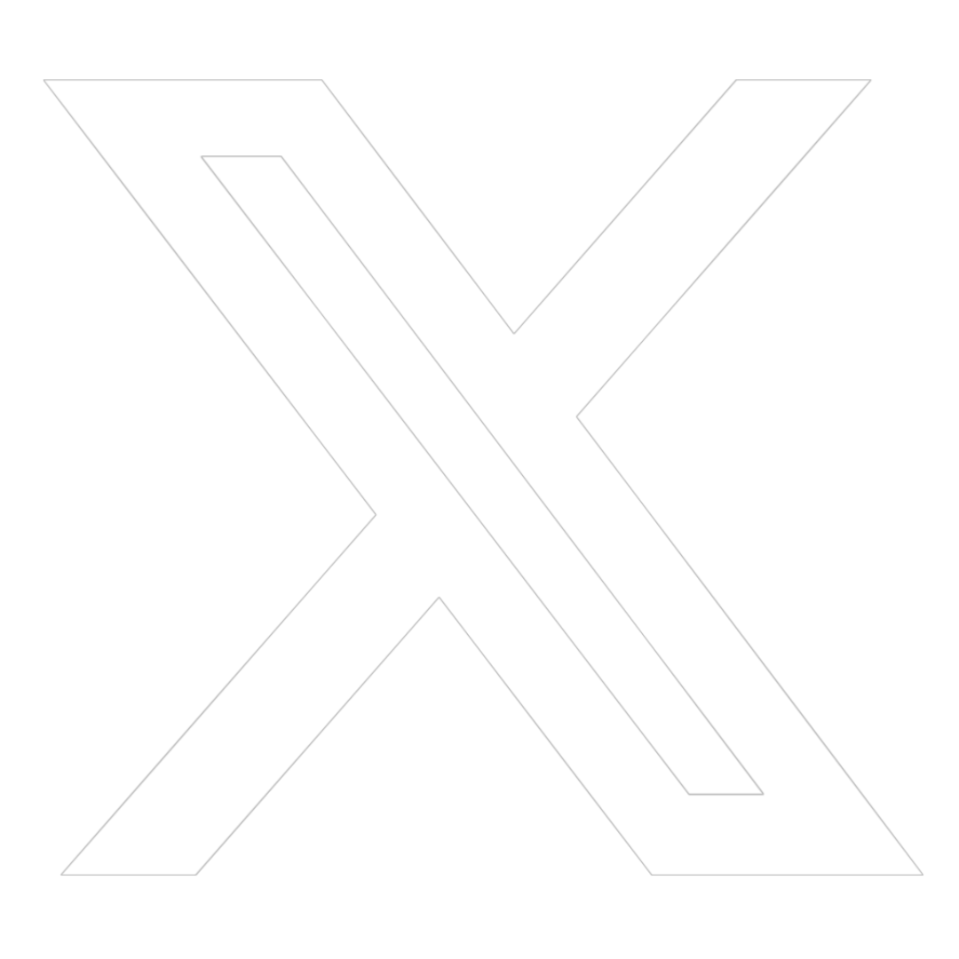 Large white 'X' symbol on a black background.
