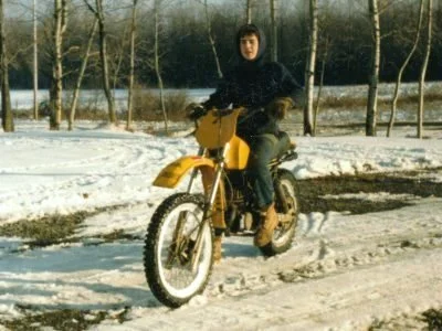 Riding my 1978 RM250 in the mid-80's