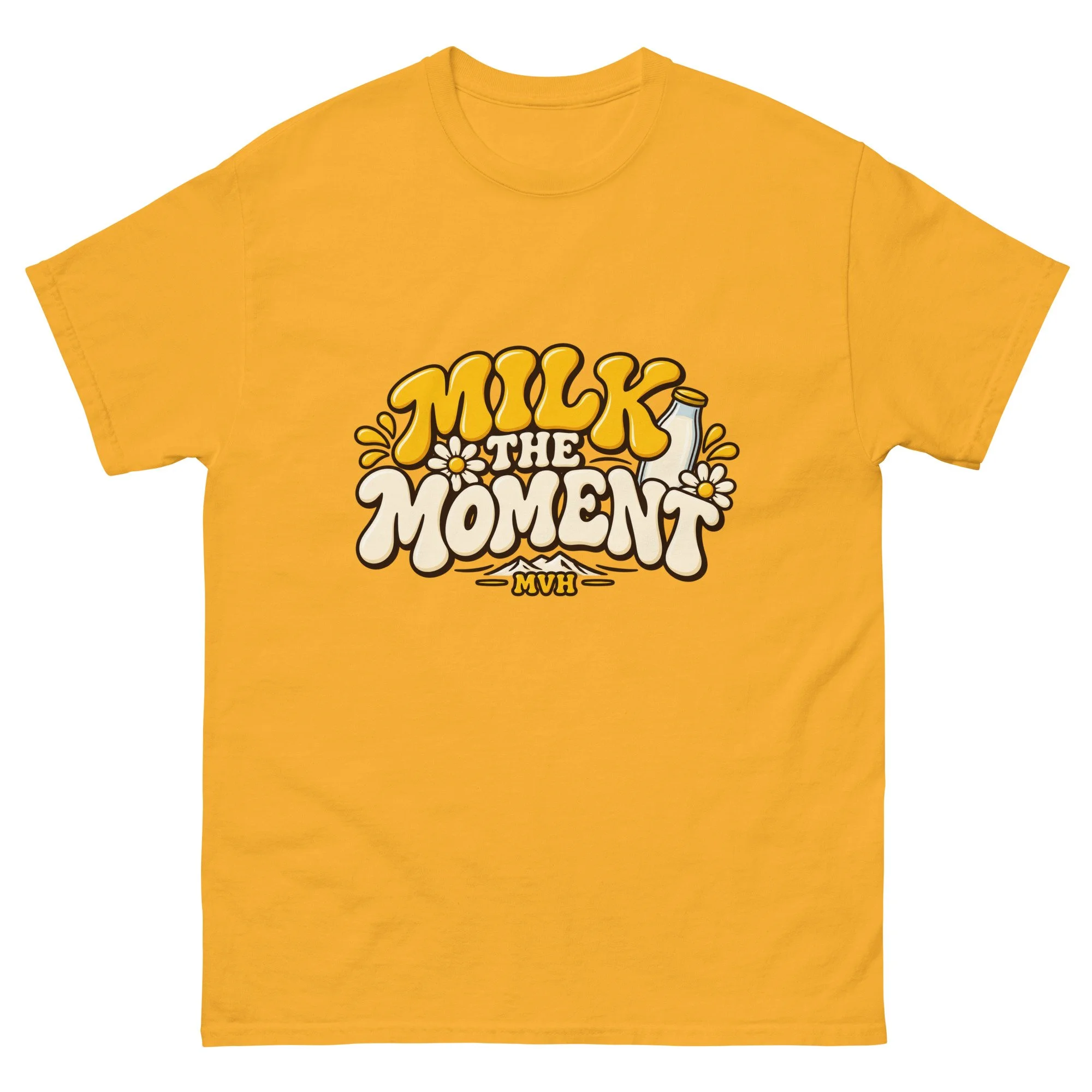 Milk the Moment Unisex Tee | Retro Farm T-Shirt